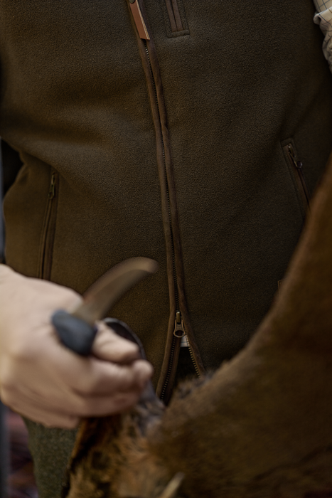 Sandhem Sherpa Fleecevest - Willow green