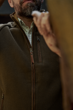 Sandhem Sherpa Fleecevest - Willow green