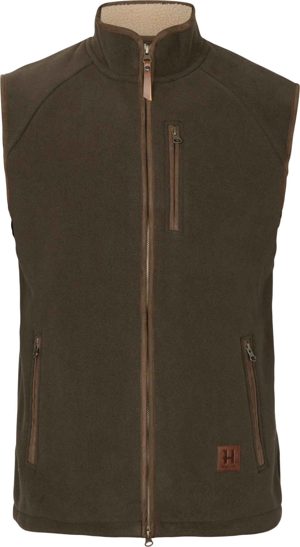 Sandhem Sherpa Fleecevest - Willow green