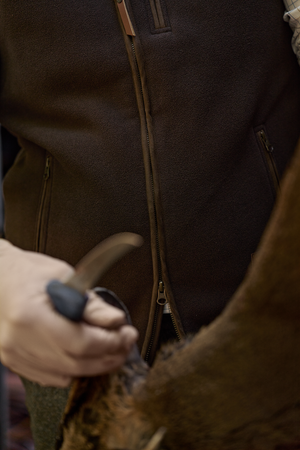Sandhem Sherpa Fleecevest - Demitasse brown