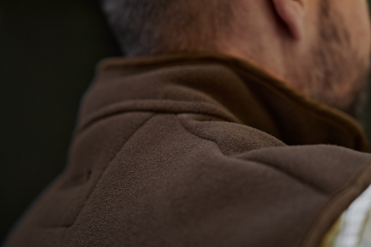 Sandhem Sherpa Fleecevest - Demitasse brown