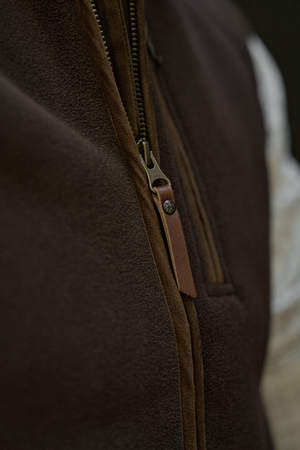 Sandhem Sherpa Fleecevest - Demitasse brown