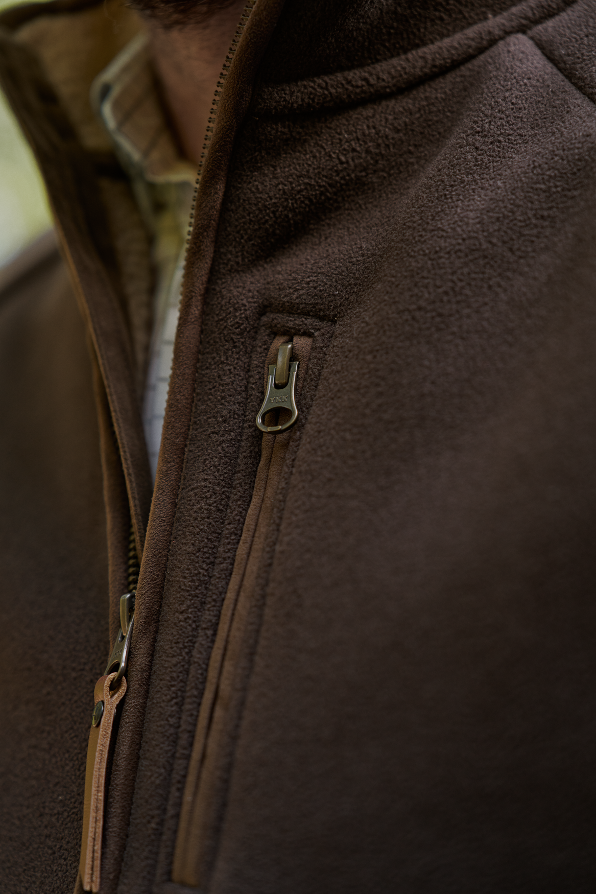 Sandhem Sherpa Fleecevest - Demitasse brown