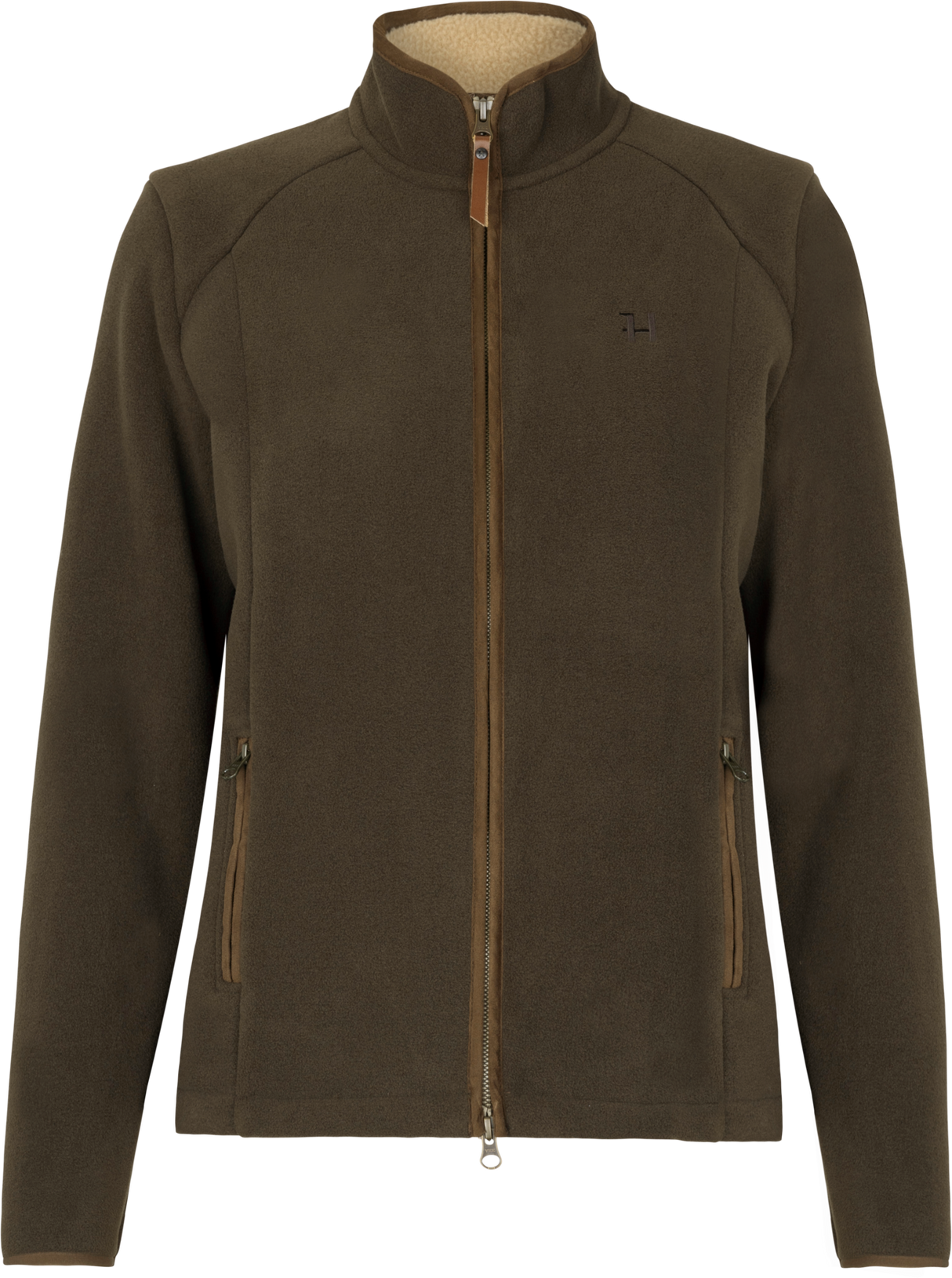 Sandhem Sherpa Fleecejakke Kvinder - Willow green