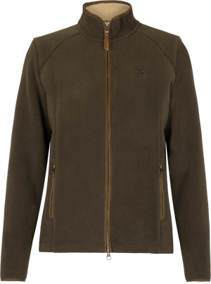 Sandhem Sherpa Fleecejakke Kvinder - Willow green