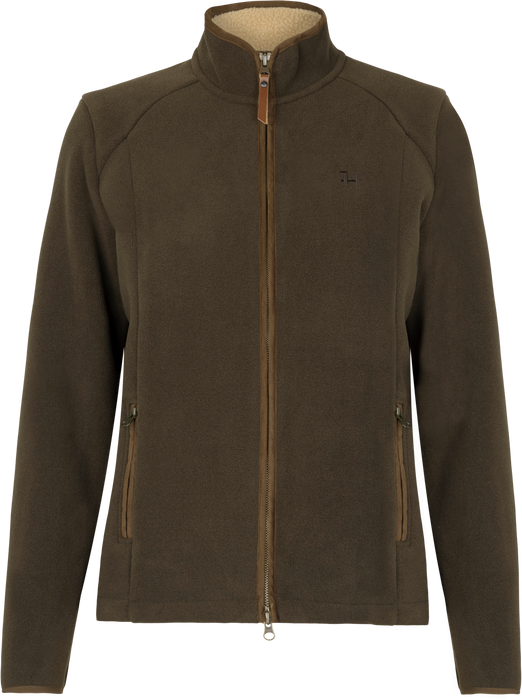 Sandhem Sherpa Fleecejakke Kvinder - Willow green