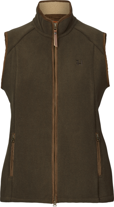 Sandhem Sherpa Fleecevest Kvinder - Willow green