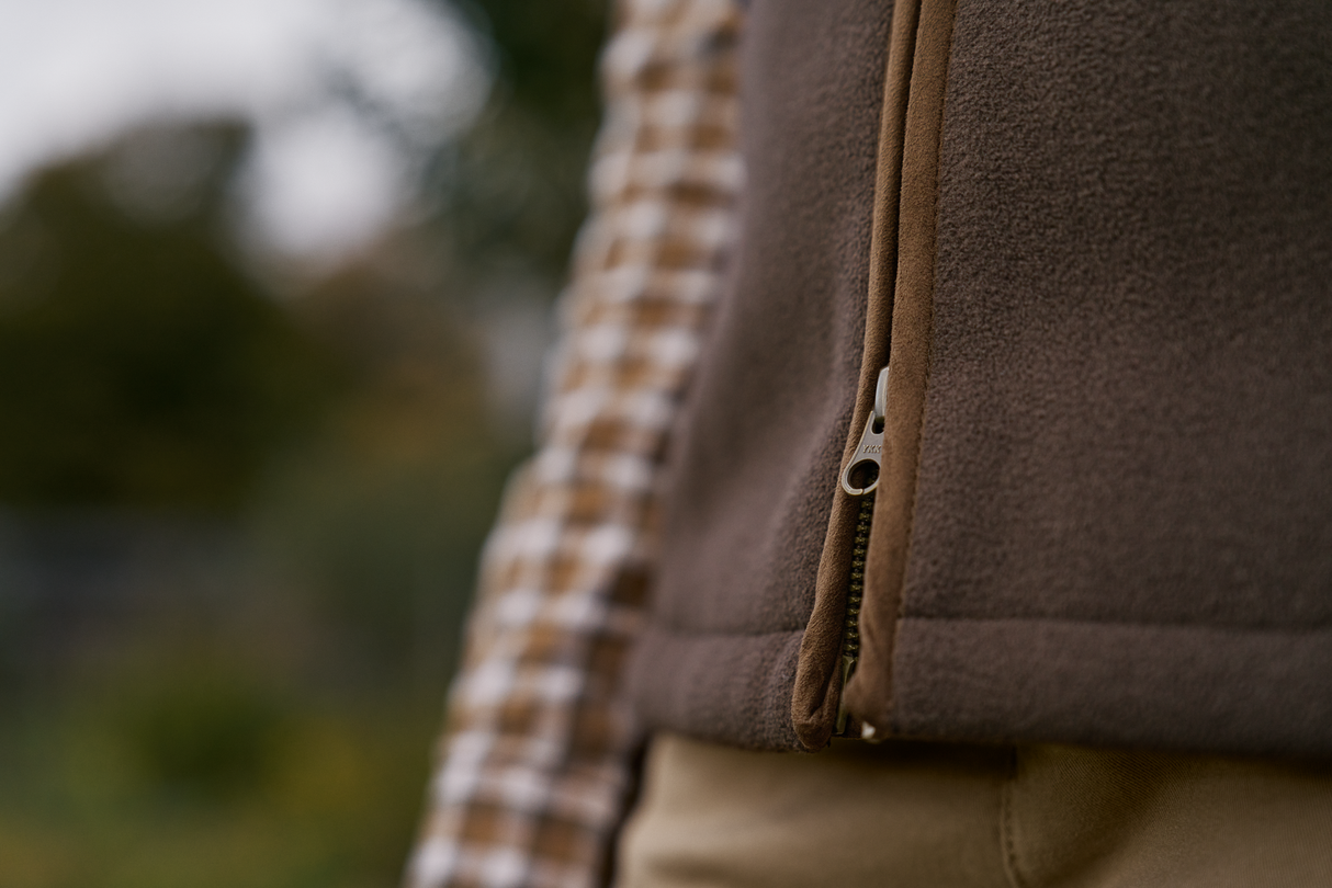 Sandhem Sherpa Fleecevest Kvinder - Demitasse brown