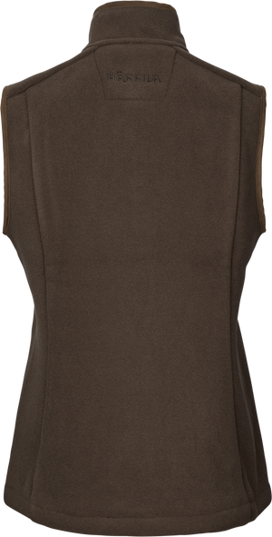 Sandhem Sherpa Fleecevest Kvinder - Demitasse brown