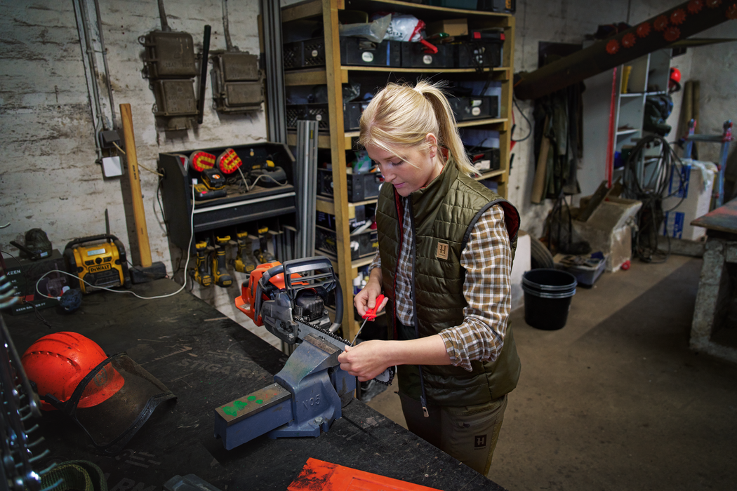 Härkila Kalix HSP veste til kvinder Willow green/Arabian spice - Härkila