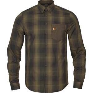 Akkan skjorte - Willow green/Shadow brown - Härkila