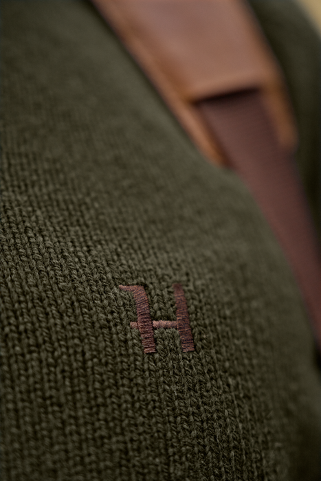 Vincent Merino Half Zip Pullover - Rosin