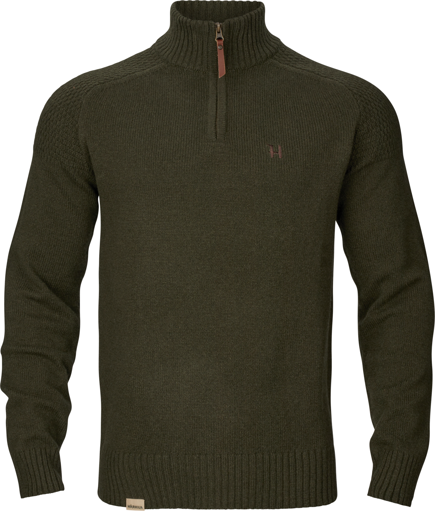 Vincent Merino Half Zip Pullover - Rosin