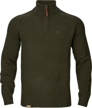 Vincent Merino Half Zip Pullover - Rosin