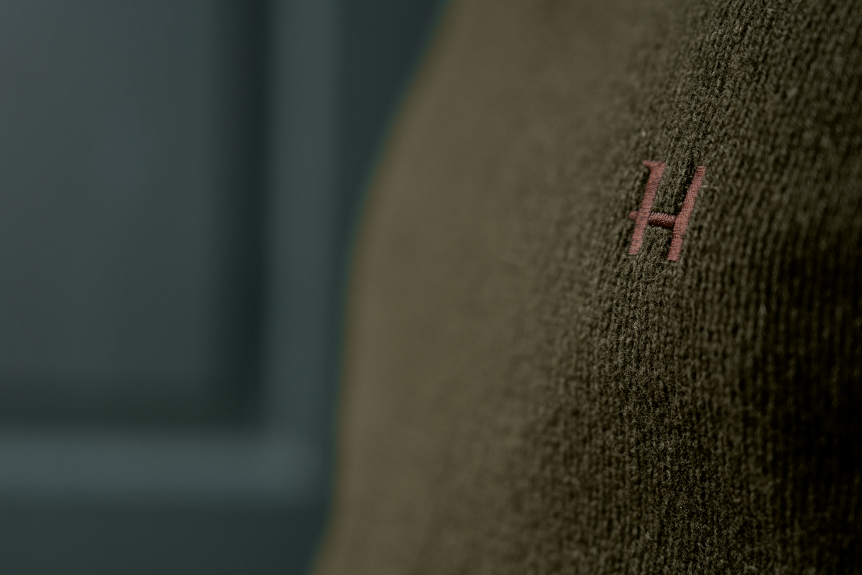 Vincent Merino V-Neck Pullover - Rosin