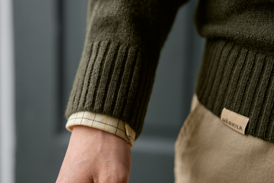 Vincent Merino V-Neck Pullover - Rosin