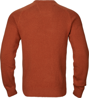 Vincent Merino V-Neck Pullover - Bombay brown