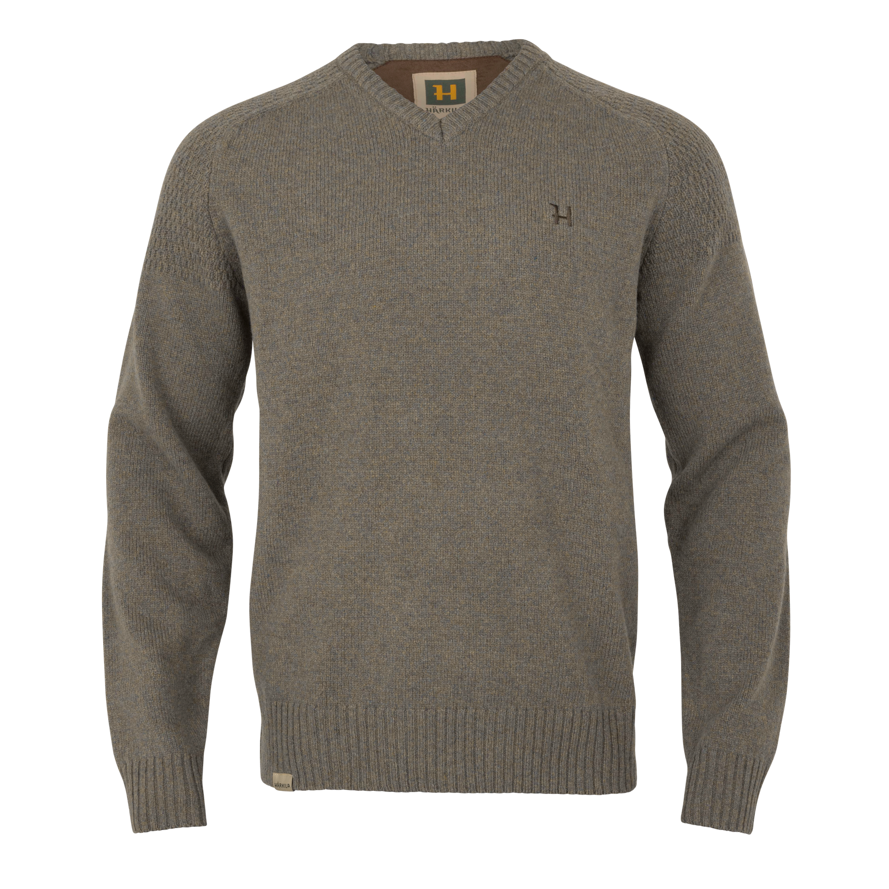 Vincent Merino V-Neck Pullover - Dark sand - Härkila