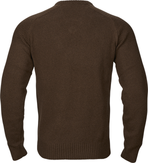 Vincent Merino V-Neck Pullover - Demitasse brown