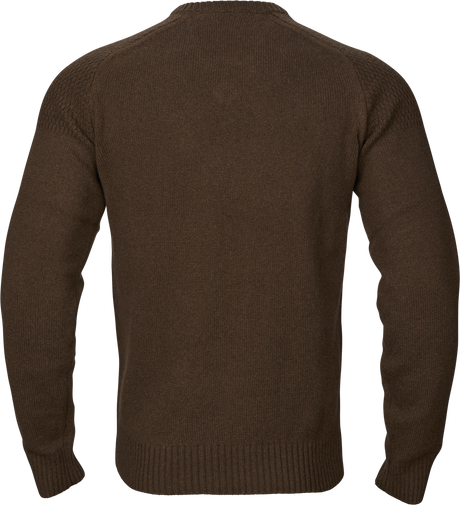 Vincent Merino V-Neck Pullover - Demitasse brown