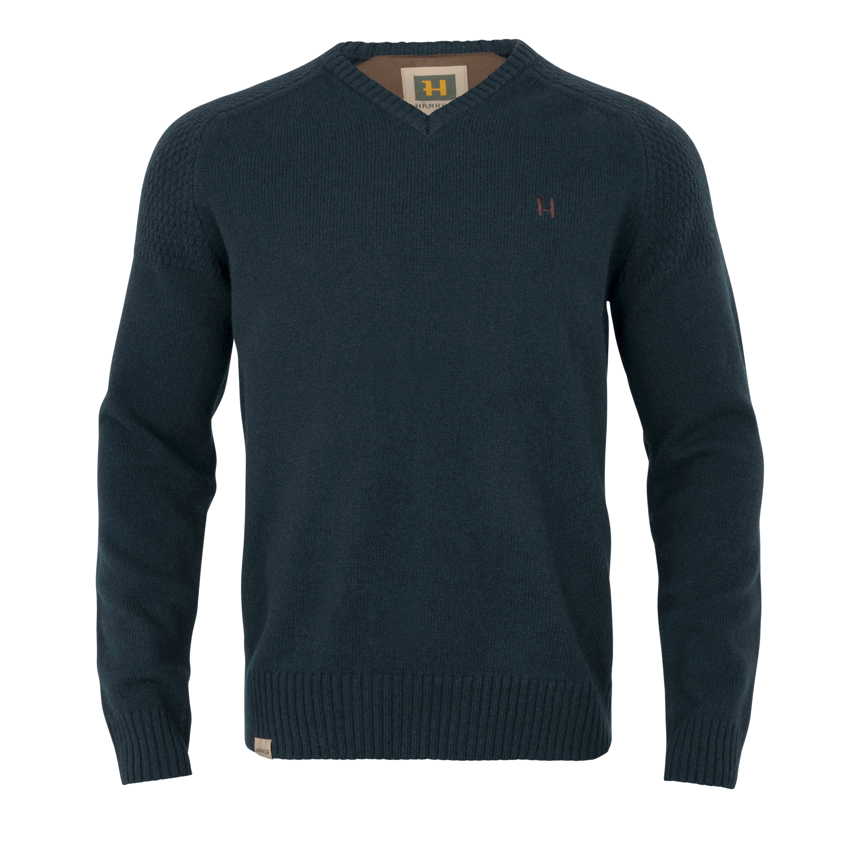 Vincent Merino V-Neck Pullover - Dark navy - Härkila