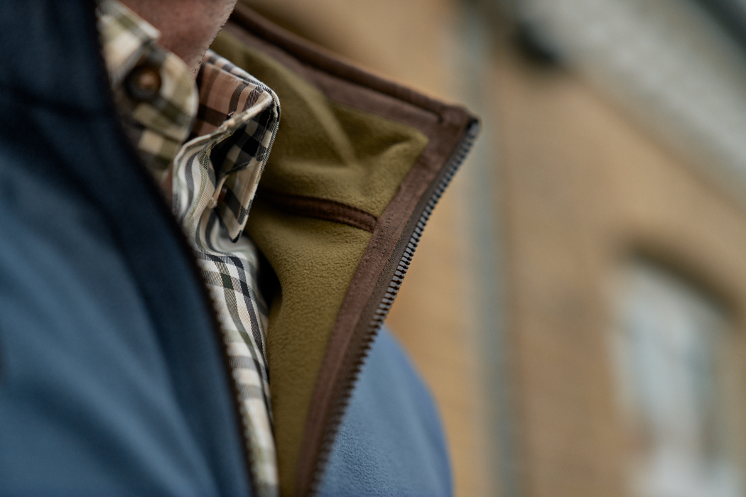 Kamko Estate WSP Reversible Vest - Dark olive/Sea blue