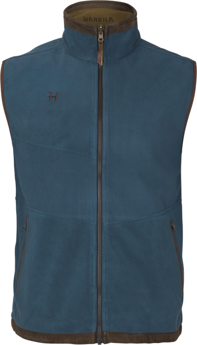 Kamko Estate WSP Reversible Vest - Dark olive/Sea blue