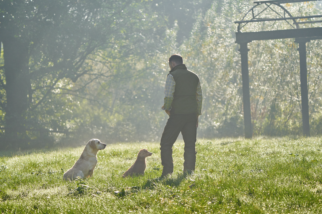 Kamko Estate WSP Reversible Vest - Dark olive/Sea blue