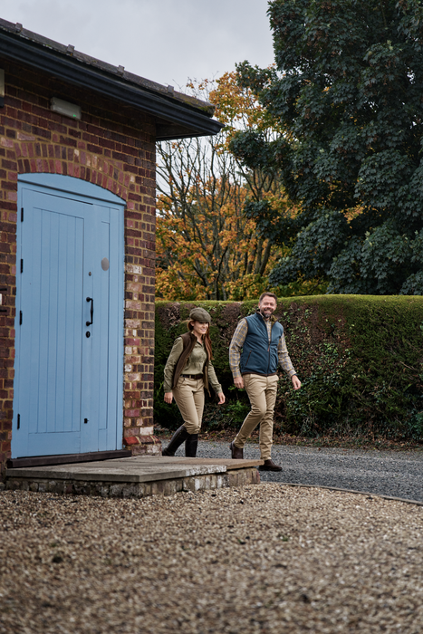 Kamko Estate WSP Reversible Vest - Dark olive/Sea blue