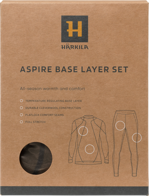 Härkila Aspire Base Layer-Sæt - Shadow brown