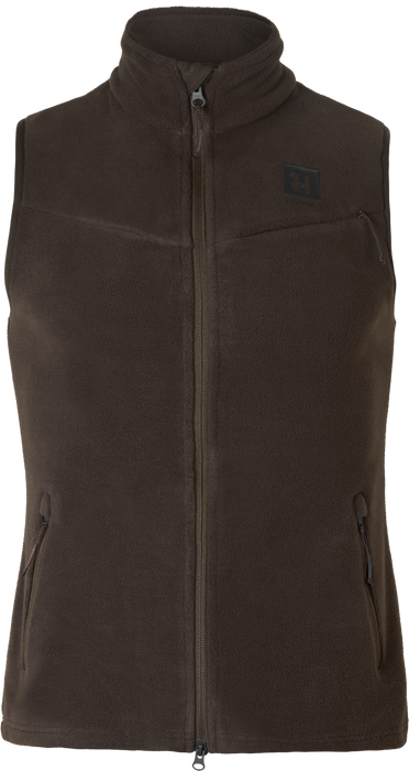 Härkila Aspire Fleecevest Kvinder - Shadow brown
