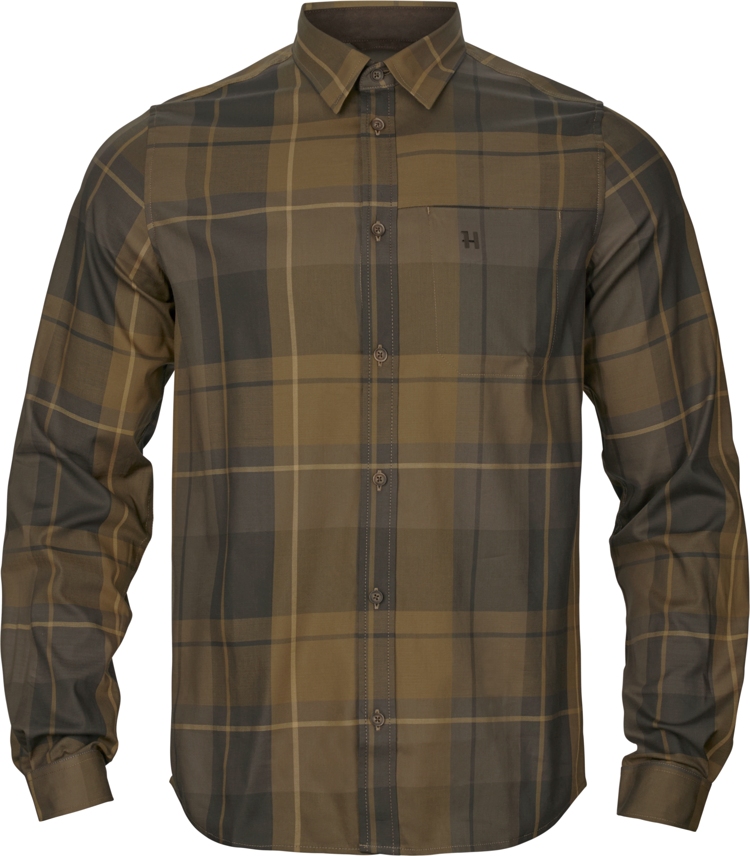 Akse L/S Skjorte - Willow green check