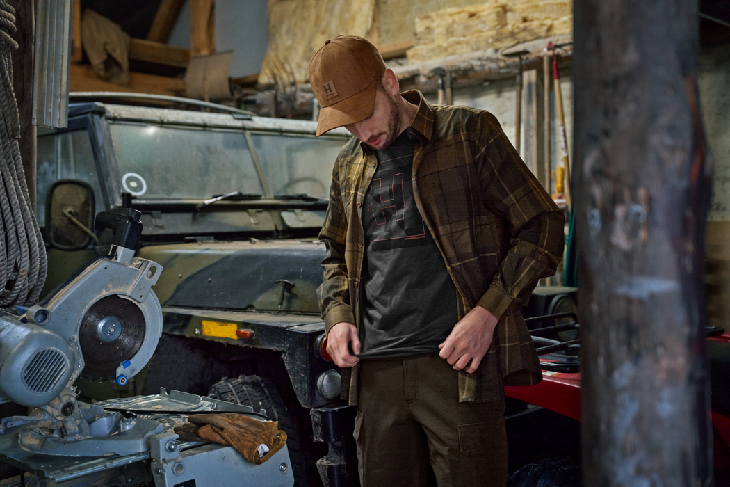 Akse L/S Skjorte - Willow green check