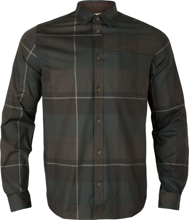 Akse L/S Skjorte - Shadow brown check