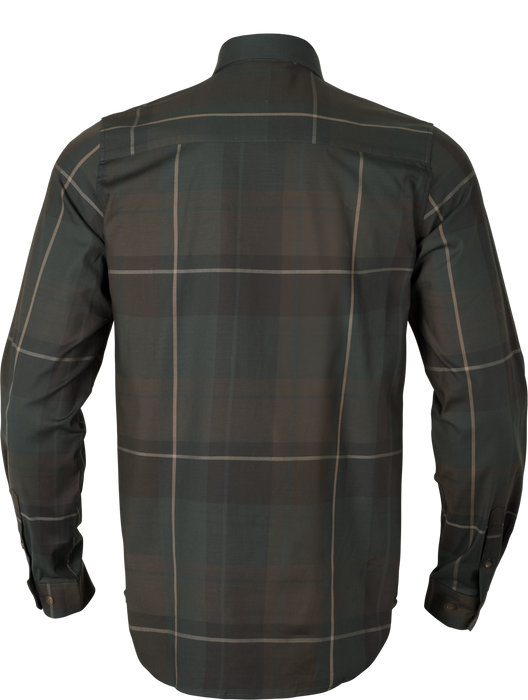 Akse L/S Skjorte - Shadow brown check