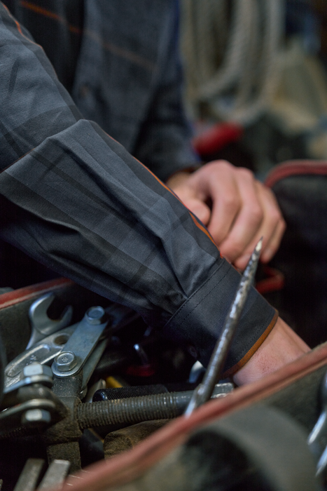 Akse L/S Skjorte - Blackberry check