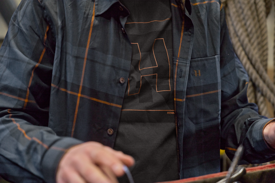 Akse L/S Skjorte - Blackberry check