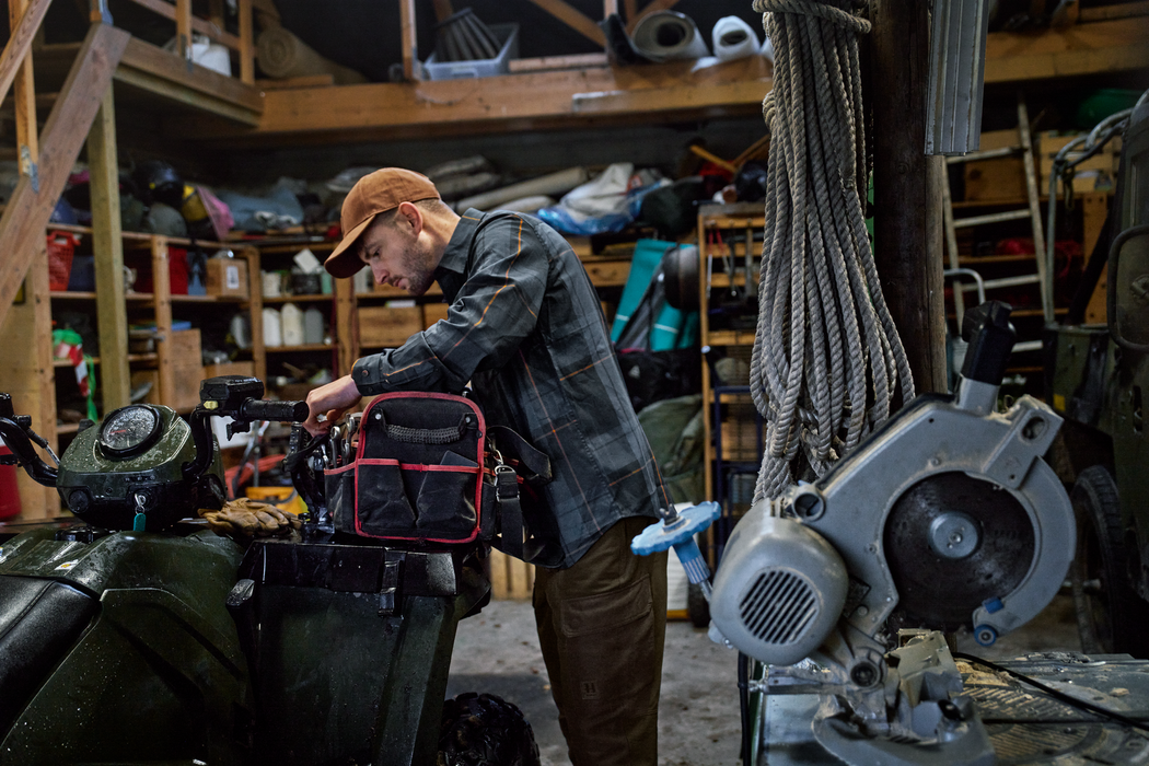 Akse L/S Skjorte - Blackberry check