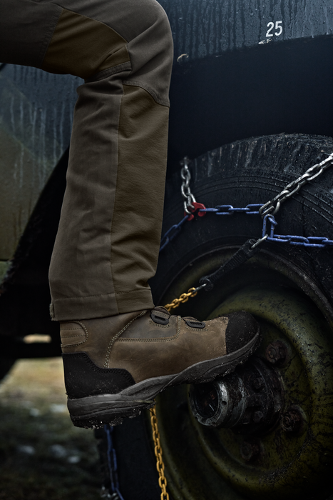 Härkila Hill Bukser - Willow green/Brown