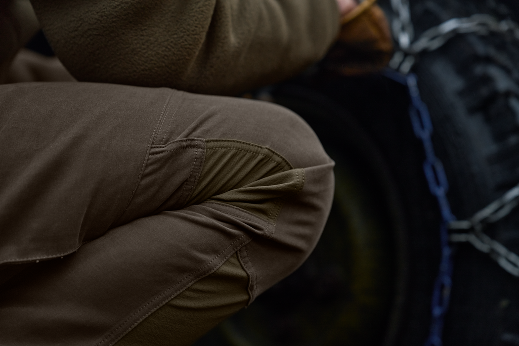 Härkila Hill Bukser - Willow green/Brown