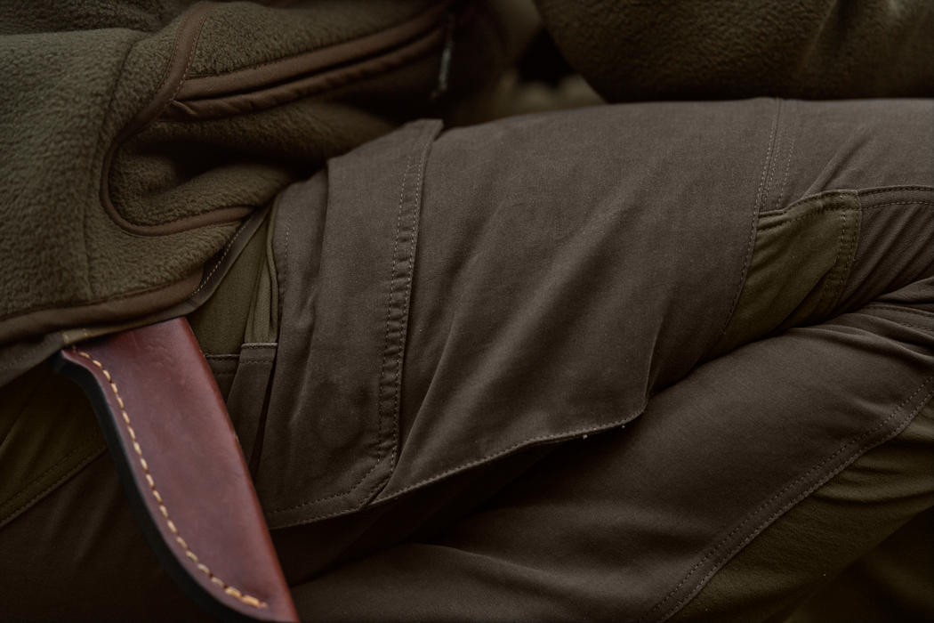 Härkila Hill Bukser - Willow green/Brown