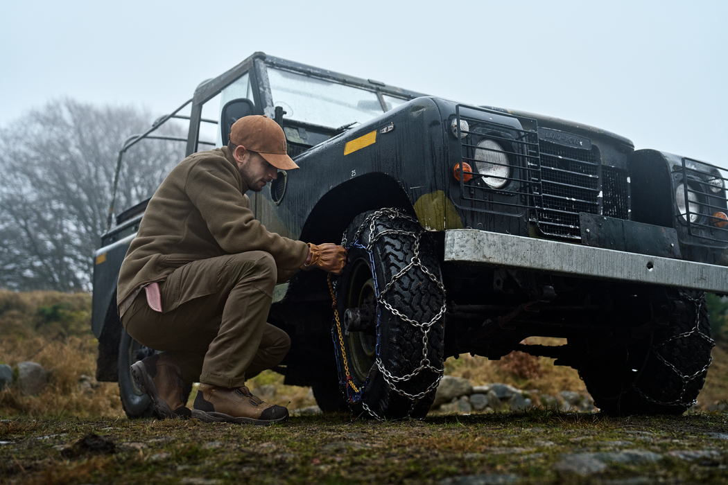 Härkila Hill Bukser - Willow green/Brown