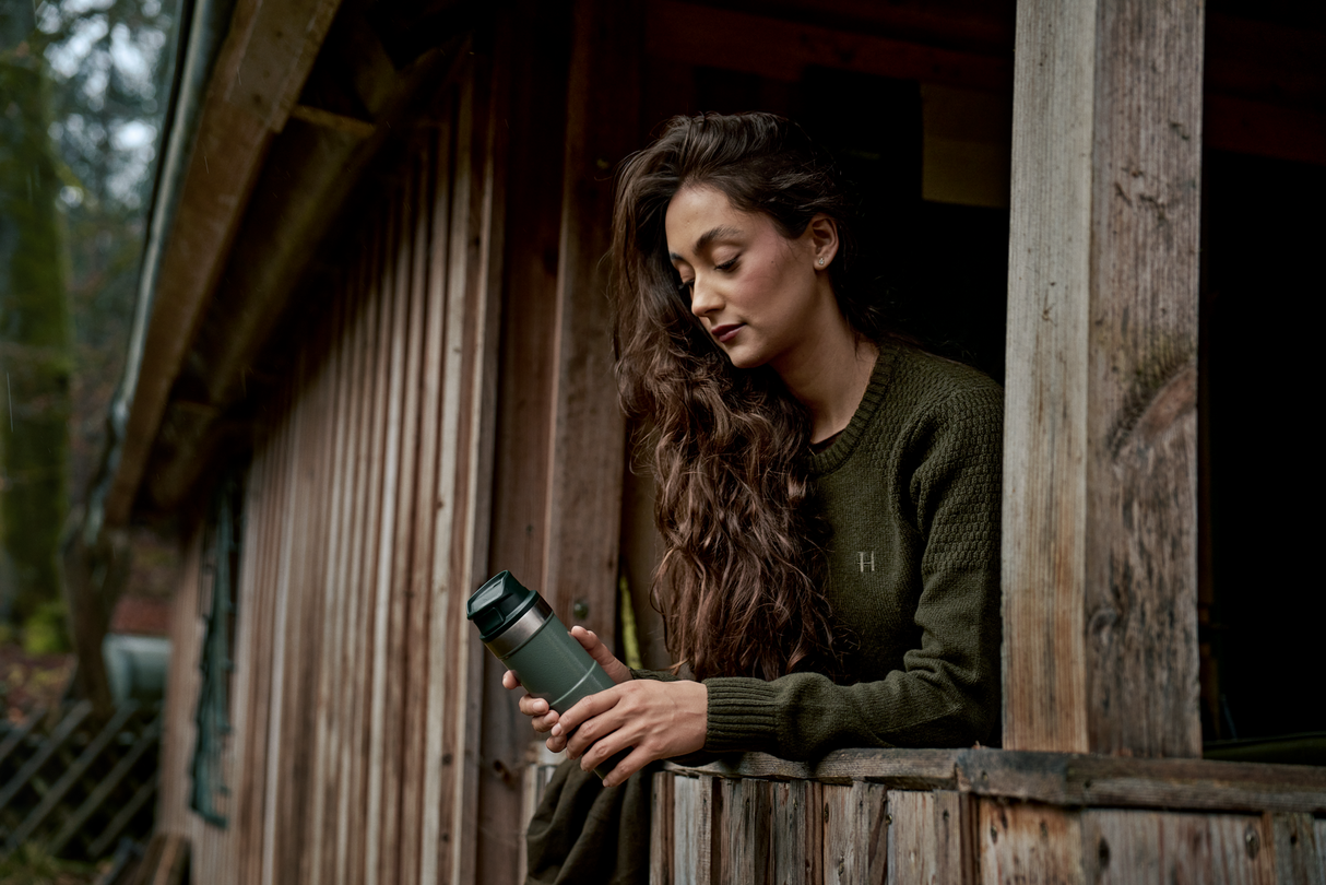 Vinnie Merino Pullover Kvinder - Rosin