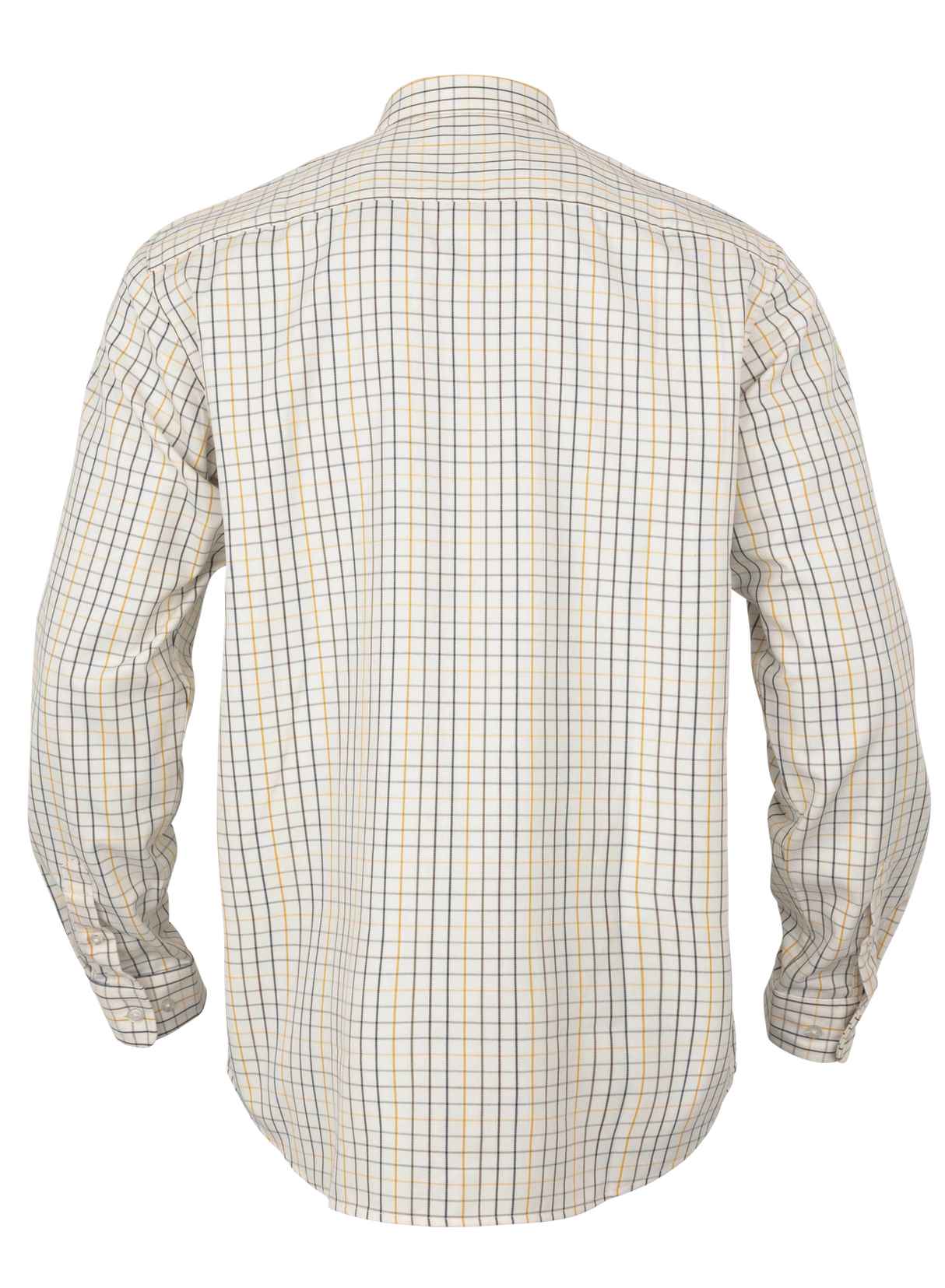 Haywood uldblanding L/S skjorte - Arrowwood yellow check - Härkila