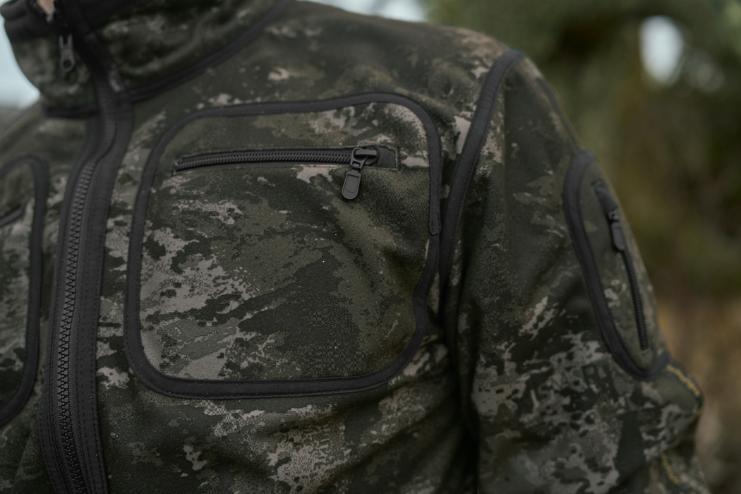 Kamko NOCTYX WSP Reversible Fleecejakke - AXIS MSP®Black/Willow green