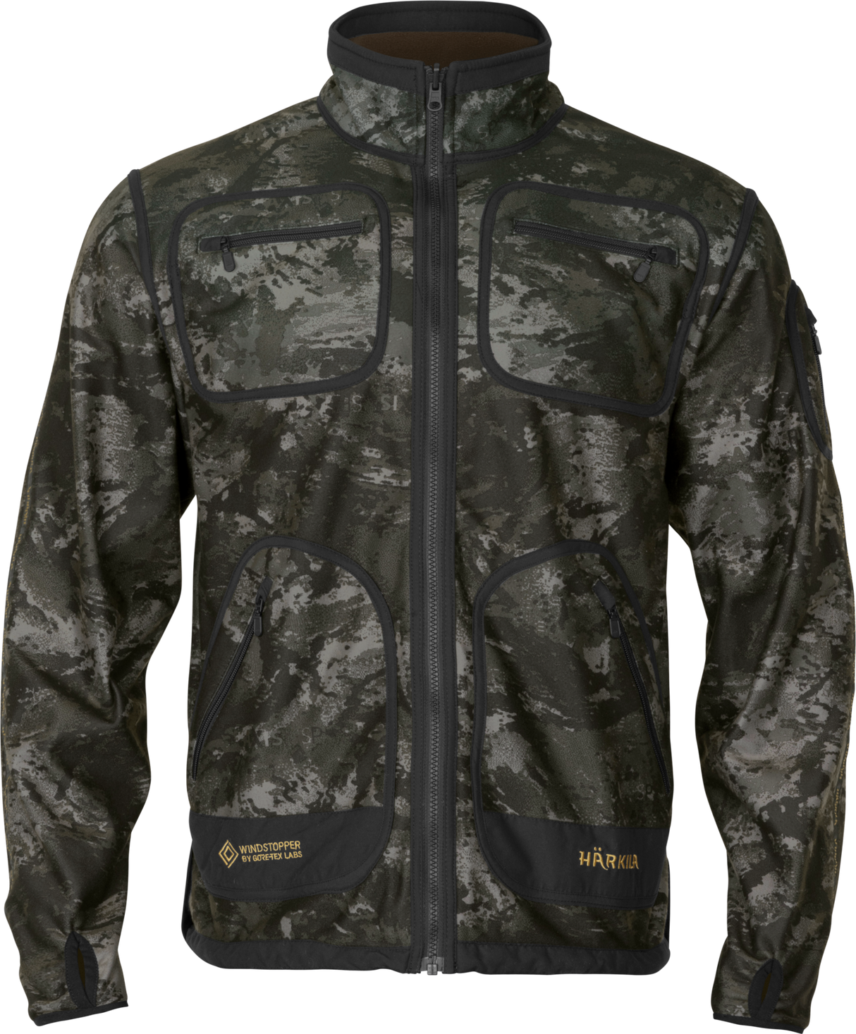 Kamko NOCTYX WSP Reversible Fleecejakke - AXIS MSP®Black/Willow green
