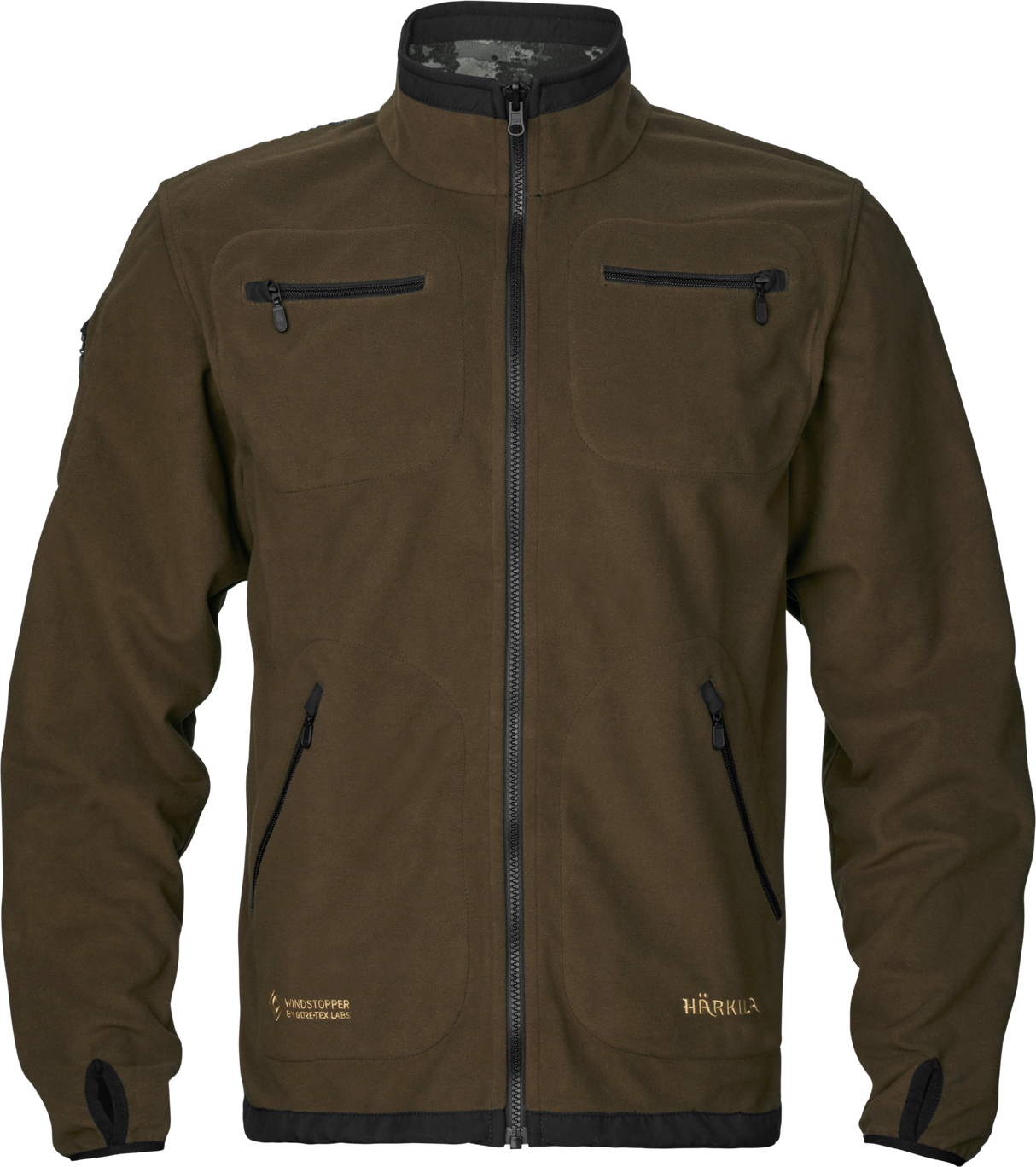 Kamko NOCTYX WSP Reversible Fleecejakke - AXIS MSP®Black/Willow green