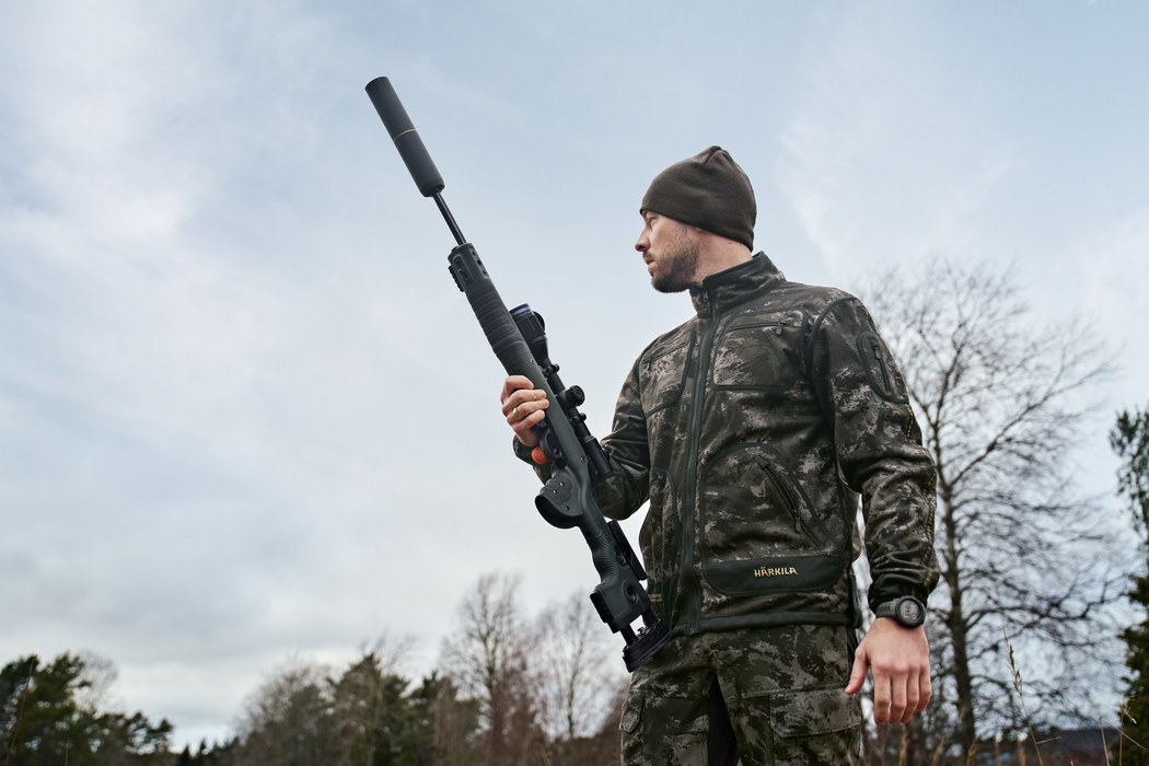 Kamko NOCTYX WSP Reversible Fleecejakke - AXIS MSP®Black/Willow green