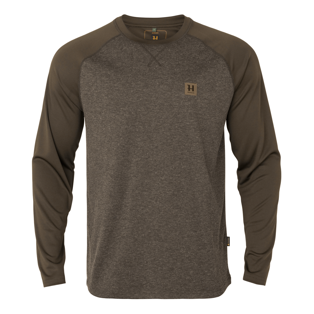 Kodiak CleverWool L/S t-shirt - Dark hunting green - Härkila