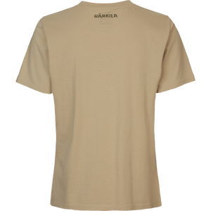Härkila Stag Badge S/S T-shirt W Sand - Härkila